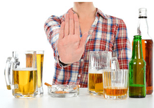 We stop drinking properly