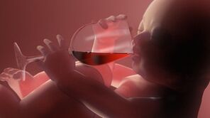 Risk to a child when consuming alcohol