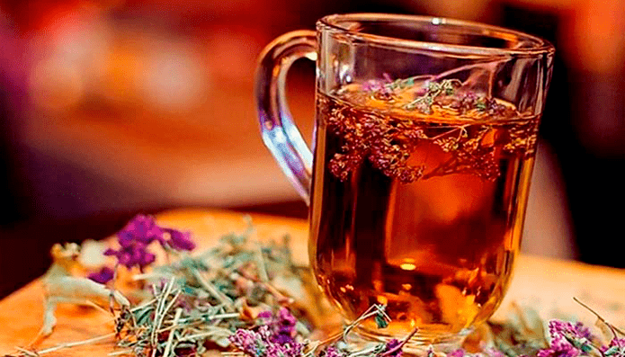 Decoction of thyme used to treat beer addiction