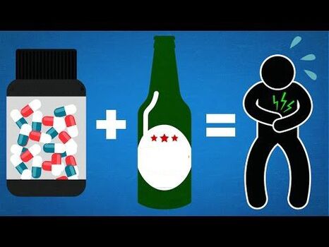 What happens when you take alcohol and antibiotics