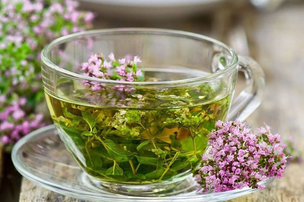 Tea with Centaury for abstaining from alcohol for a woman